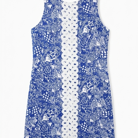 LILLY PULITZER... Blue and White Swim Coverup - Picture 3 of 7